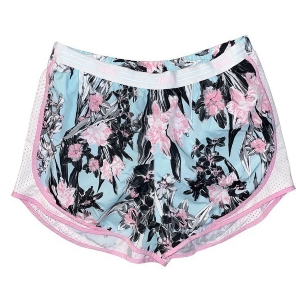 Nike floral tempo running shorts